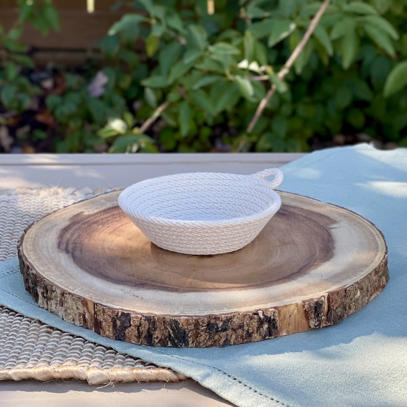 petite rope bowl — fall collection
